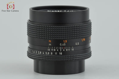 【中古】CONTAX コンタックス Carl Zeiss Planar 50mm f/1.4 T* AEJ
