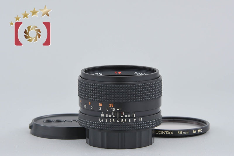 【中古】CONTAX コンタックス Carl Zeiss Planar 50mm f/1.4 T* AEJ