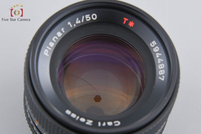 【中古】CONTAX コンタックス Carl Zeiss Planar 50mm f/1.4 T* AEJ