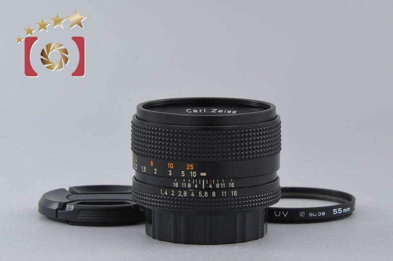 【中古】CONTAX コンタックス Carl Zeiss Planar 50mm f/1.4 T* AEJ 2025.11月 オーバーホール済み