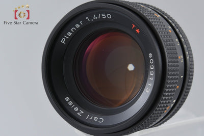【中古】CONTAX コンタックス Carl Zeiss Planar 50mm f/1.4 T* AEJ 2025.11月 オーバーホール済み