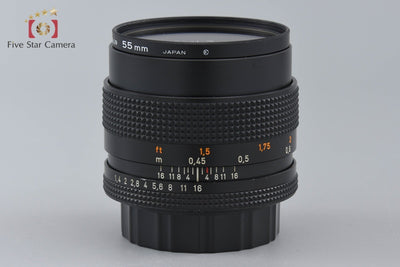 【中古】CONTAX コンタックス Carl Zeiss Planar 50mm f/1.4 T* AEJ 2025.11月 オーバーホール済み