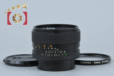 【中古】CONTAX コンタックス Carl Zeiss Planar 50mm f/1.4 T* MMJ 2025.6月 オーバーホール済み