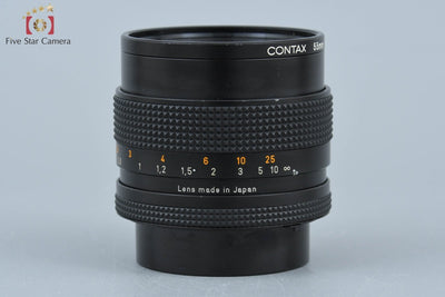 【中古】CONTAX コンタックス Carl Zeiss Planar 50mm f/1.4 T* MMJ 2025.6月 オーバーホール済み