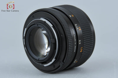 【中古】CONTAX コンタックス Carl Zeiss Planar 50mm f/1.4 T* MMJ 2025.6月 オーバーホール済み