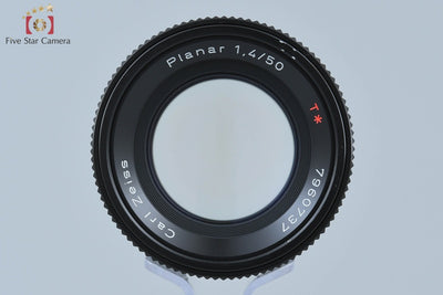 【中古】CONTAX コンタックス Carl Zeiss Planar 50mm f/1.4 T* MMJ 2025.6月 オーバーホール済み
