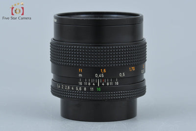 【中古】CONTAX コンタックス Carl Zeiss Planar 50mm f/1.4 T* MMJ 2025.6月 オーバーホール済み