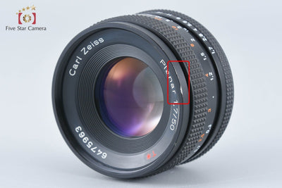 【中古】CONTAX コンタックス Carl Zeiss Planar 50mm f/1.7 T* AEJ 2025.11月 オーバーホール済み