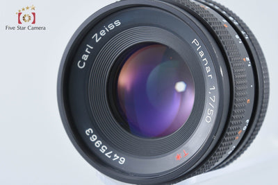 【中古】CONTAX コンタックス Carl Zeiss Planar 50mm f/1.7 T* AEJ 2025.11月 オーバーホール済み