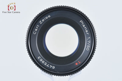 【中古】CONTAX コンタックス Carl Zeiss Planar 50mm f/1.7 T* AEJ 2025.11月 オーバーホール済み