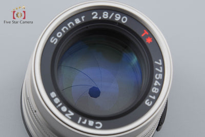 【中古】CONTAX コンタックス Carl Zeiss Sonnar 90mm f/2.8 T*