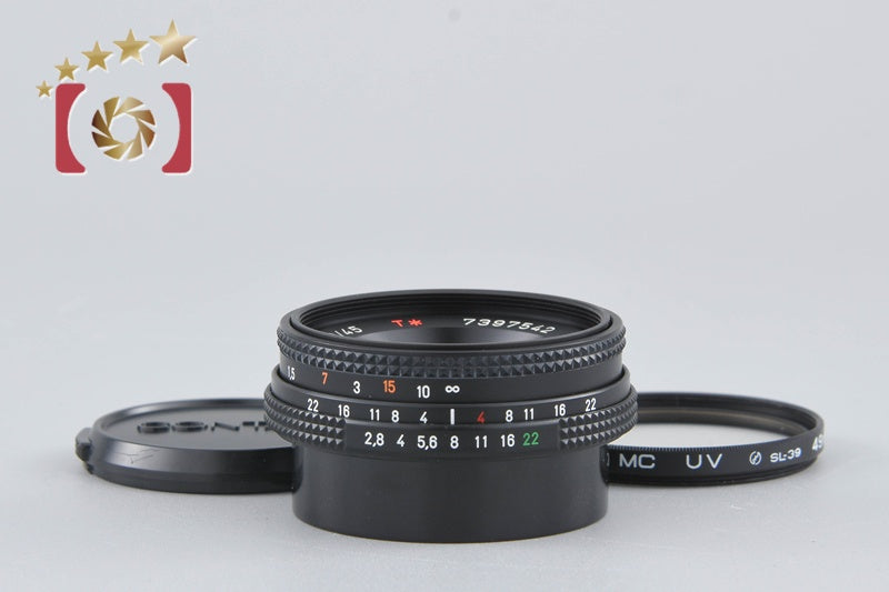 【中古】CONTAX コンタックス Carl Zeiss Tessar 45mm f/2.8 T* MMJ