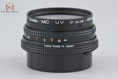【中古】CONTAX コンタックス Carl Zeiss Tessar 45mm f/2.8 T* MMJ