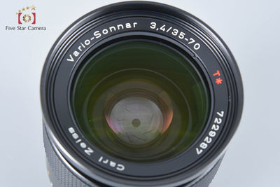 【中古】CONTAX コンタックス Carl Zeiss Vario-Sonnar 35-70mm f/3.4 T* MMJ 2025.11月 オーバーホール済み