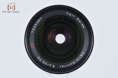 【中古】CONTAX コンタックス Carl Zeiss Vario-Sonnar 35-70mm f/3.4 T* MMJ 2025.11月 オーバーホール済み