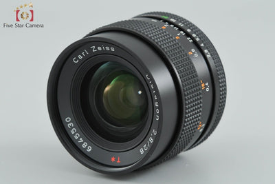【中古】CONTAX コンタックス Carl Zeiss Distagon 28mm f/2.8 T* MMJ 2025.10月 オーバーホール済み