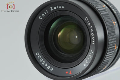 【中古】CONTAX コンタックス Carl Zeiss Distagon 28mm f/2.8 T* MMJ 2025.10月 オーバーホール済み
