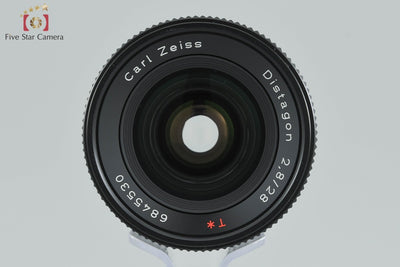 【中古】CONTAX コンタックス Carl Zeiss Distagon 28mm f/2.8 T* MMJ 2025.10月 オーバーホール済み