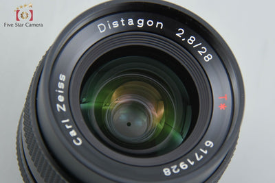【中古】CONTAX コンタックス Carl Zeiss Distagon 28mm f/2.8 T* AEJ