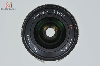 【中古】CONTAX コンタックス Carl Zeiss Distagon 28mm f/2.8 T* AEJ