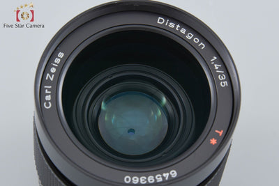【中古】CONTAX コンタックス Carl Zeiss Distagon 35mm f/1.4 T* AEG 2025.9月 オーバーホール済み