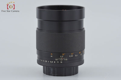 【中古】CONTAX コンタックス Carl Zeiss Distagon 35mm f/1.4 T* AEG 2025.9月 オーバーホール済み