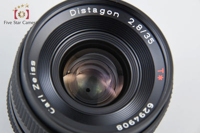 【中古】CONTAX コンタックス Carl Zeiss Distagon 35mm f/2.8 T* AEJ