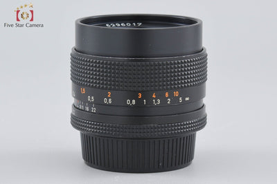 【中古】CONTAX コンタックス Carl Zeiss Distagon 35mm f/2.8 T* AEJ 2025.11月 オーバーホール済み