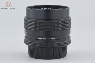 【中古】CONTAX コンタックス Carl Zeiss Distagon 35mm f/2.8 T* AEJ 2025.11月 オーバーホール済み