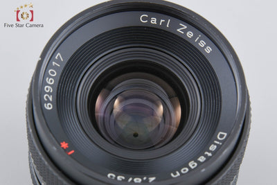 【中古】CONTAX コンタックス Carl Zeiss Distagon 35mm f/2.8 T* AEJ 2025.11月 オーバーホール済み