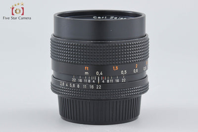 【中古】CONTAX コンタックス Carl Zeiss Distagon 35mm f/2.8 T* AEJ 2025.11月 オーバーホール済み