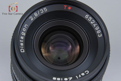 【中古】CONTAX コンタックス Carl Zeiss Distagon 35mm f/2.8 T* AEJ