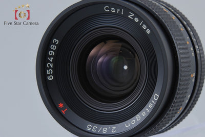 【中古】CONTAX コンタックス Carl Zeiss Distagon 35mm f/2.8 T* AEJ