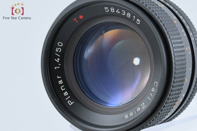 【中古】CONTAX コンタックス Carl Zeiss Planar 50mm f/1.4 T* AEJ