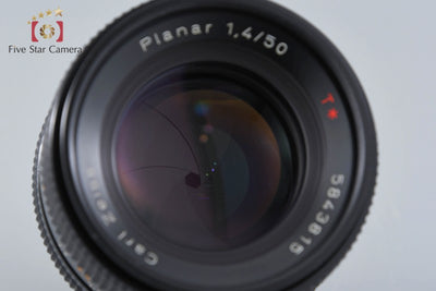 【中古】CONTAX コンタックス Carl Zeiss Planar 50mm f/1.4 T* AEJ