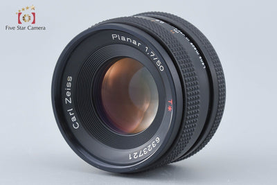 【中古】CONTAX コンタックス Carl Zeiss Planar 50mm f/1.7 T* AEJ