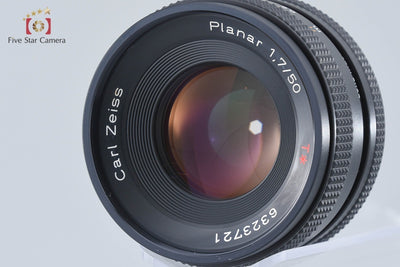 【中古】CONTAX コンタックス Carl Zeiss Planar 50mm f/1.7 T* AEJ