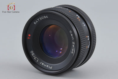 【中古】CONTAX コンタックス Carl Zeiss Planar 50mm f/1.7 T* AEJ 2025.11月 オーバーホール済み