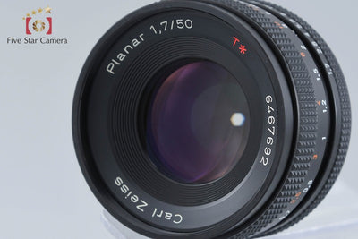 【中古】CONTAX コンタックス Carl Zeiss Planar 50mm f/1.7 T* AEJ