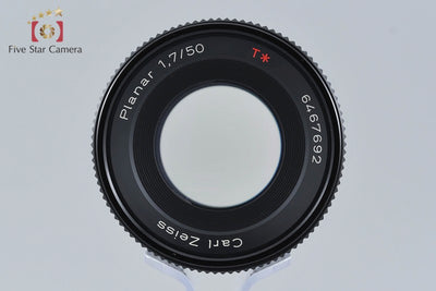 【中古】CONTAX コンタックス Carl Zeiss Planar 50mm f/1.7 T* AEJ
