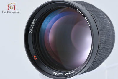 【中古】CONTAX コンタックス Carl Zeiss Planar 85mm f/1.2 T* MMG 60周年記念モデル