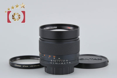 【中古】CONTAX コンタックス Carl Zeiss Planar 85mm f/1.4 T* AEG 2025.11月 オーバーホール済み