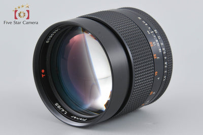 【中古】CONTAX コンタックス Carl Zeiss Planar 85mm f/1.4 T* AEG 2025.11月 オーバーホール済み