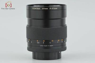 【中古】CONTAX コンタックス Carl Zeiss Planar 85mm f/1.4 T* MMJ 2025.11月 オーバーホール済み