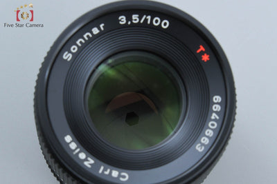 【中古】CONTAX コンタックス Carl Zeiss Sonnar 100mm f/3.5 T* AEJ