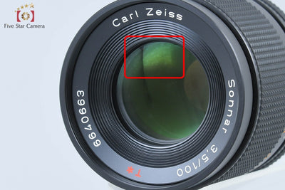 【中古】CONTAX コンタックス Carl Zeiss Sonnar 100mm f/3.5 T* AEJ