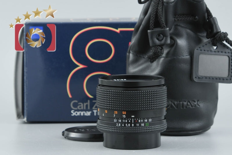 【中古】CONTAX コンタックス Carl Zeiss Sonnar 85mm f/2.8 T* MMG 元箱付き 単焦点レンズ