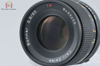 【中古】CONTAX コンタックス Carl Zeiss Sonnar 85mm f/2.8 T* MMG 元箱付き 単焦点レンズ