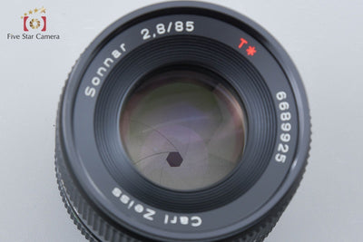 【中古】CONTAX コンタックス Carl Zeiss Sonnar 85mm f/2.8 T* MMJ