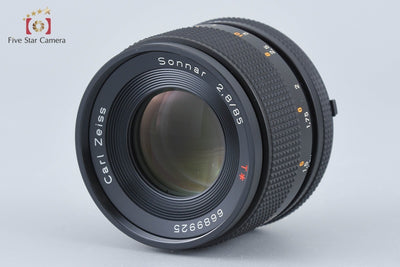 【中古】CONTAX コンタックス Carl Zeiss Sonnar 85mm f/2.8 T* MMJ